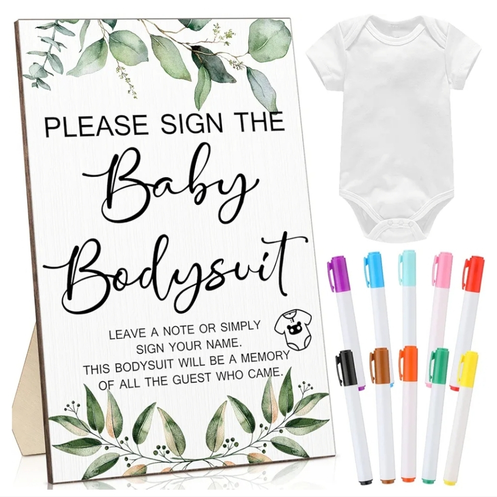 Baby shower decorate onesie